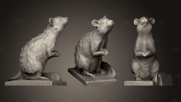 Rat stl model for CNC